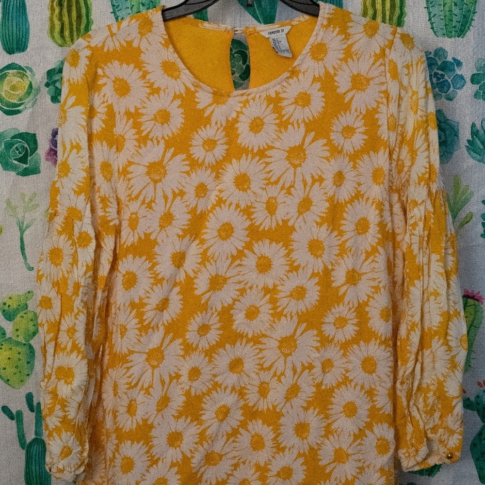 Forever 21 sunflower dress